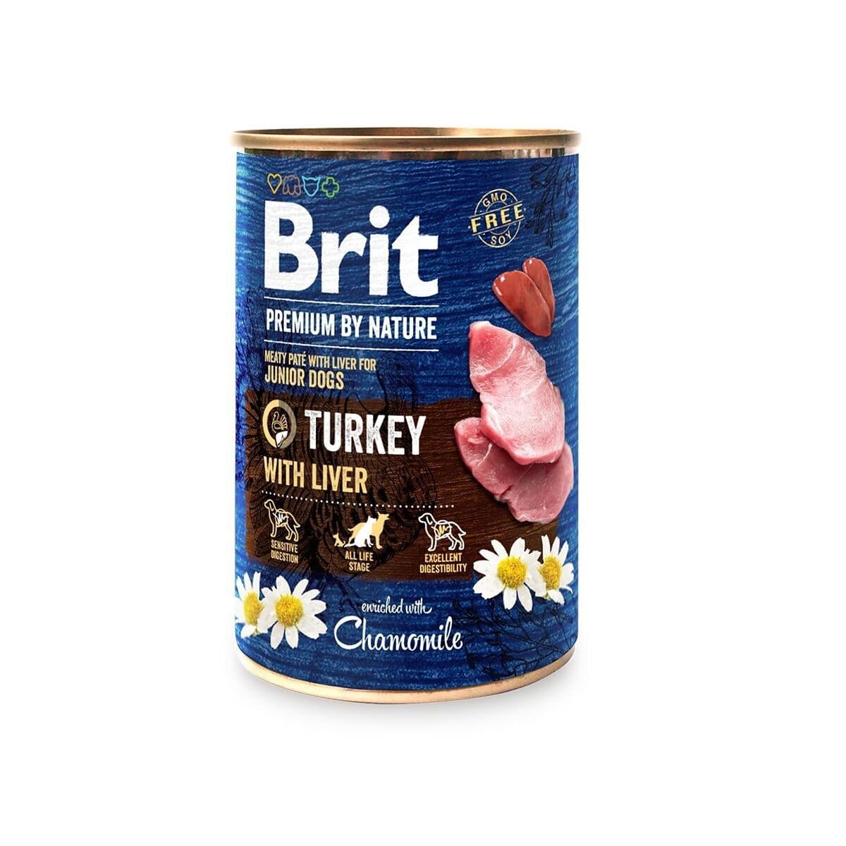 Brit Premium by Nature Dog Kalkkuna & Maksa 400 g – Brit Premium