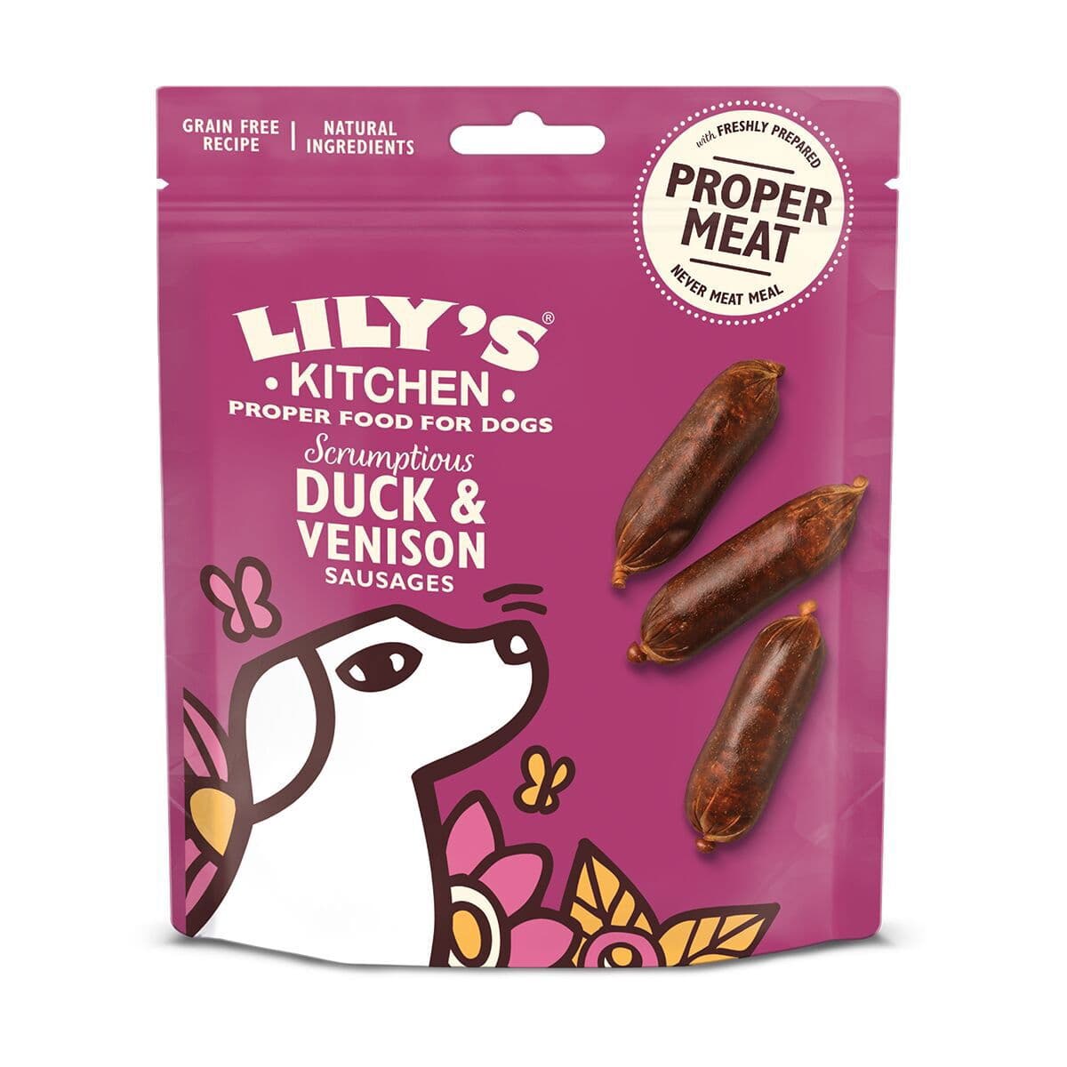 Lily's Kitchen Duck&Venison minimakkarat 70g – Lily's Kitchen