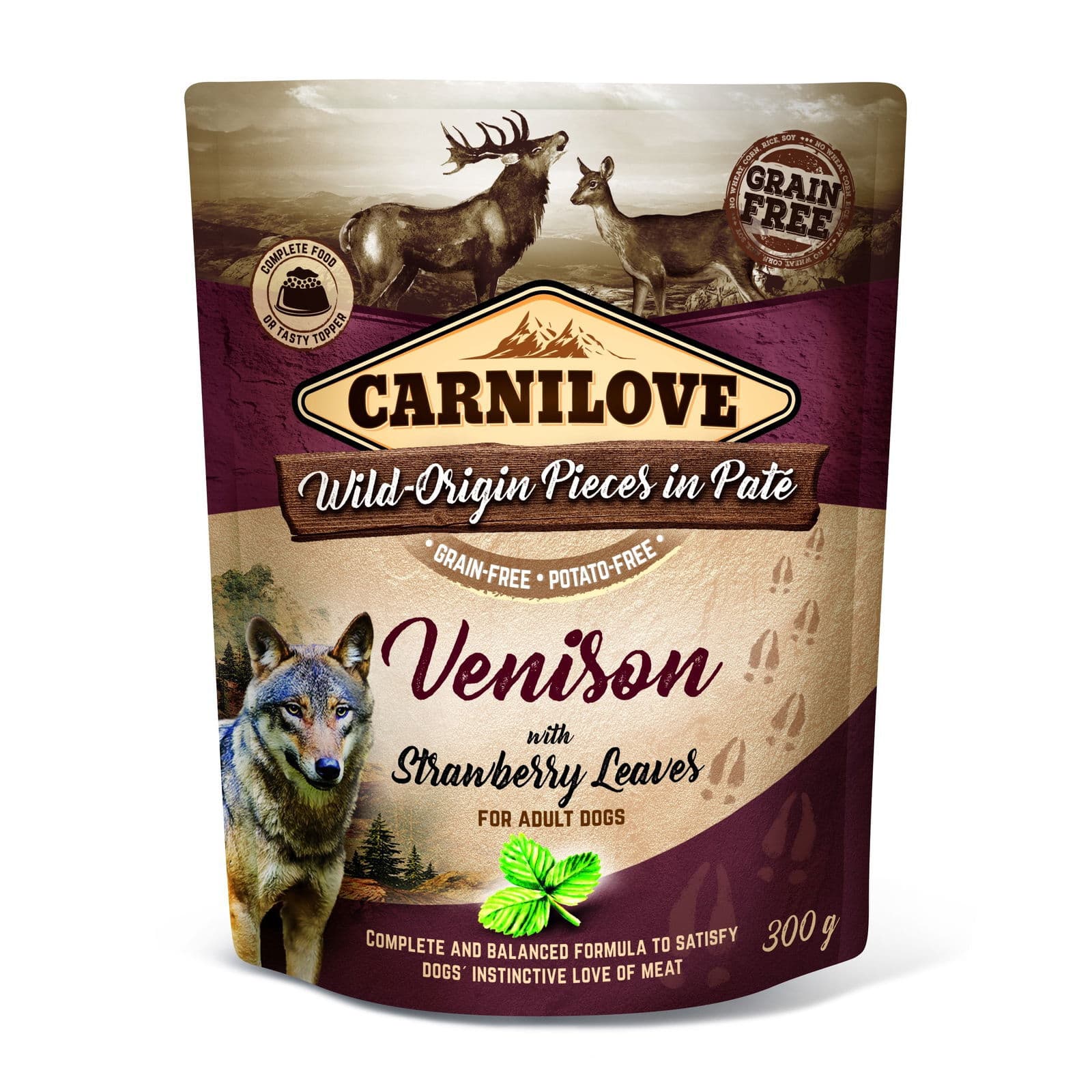 Carnilove Dog Pouch Hirvi 300g – Carnilove