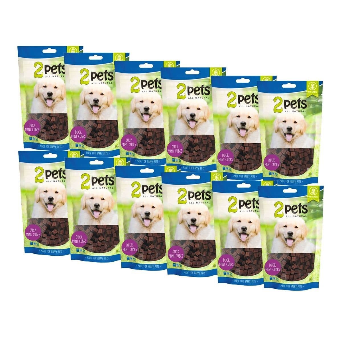 2pets Mini Ankkakuutiot 12 x 100 g – 2Pets