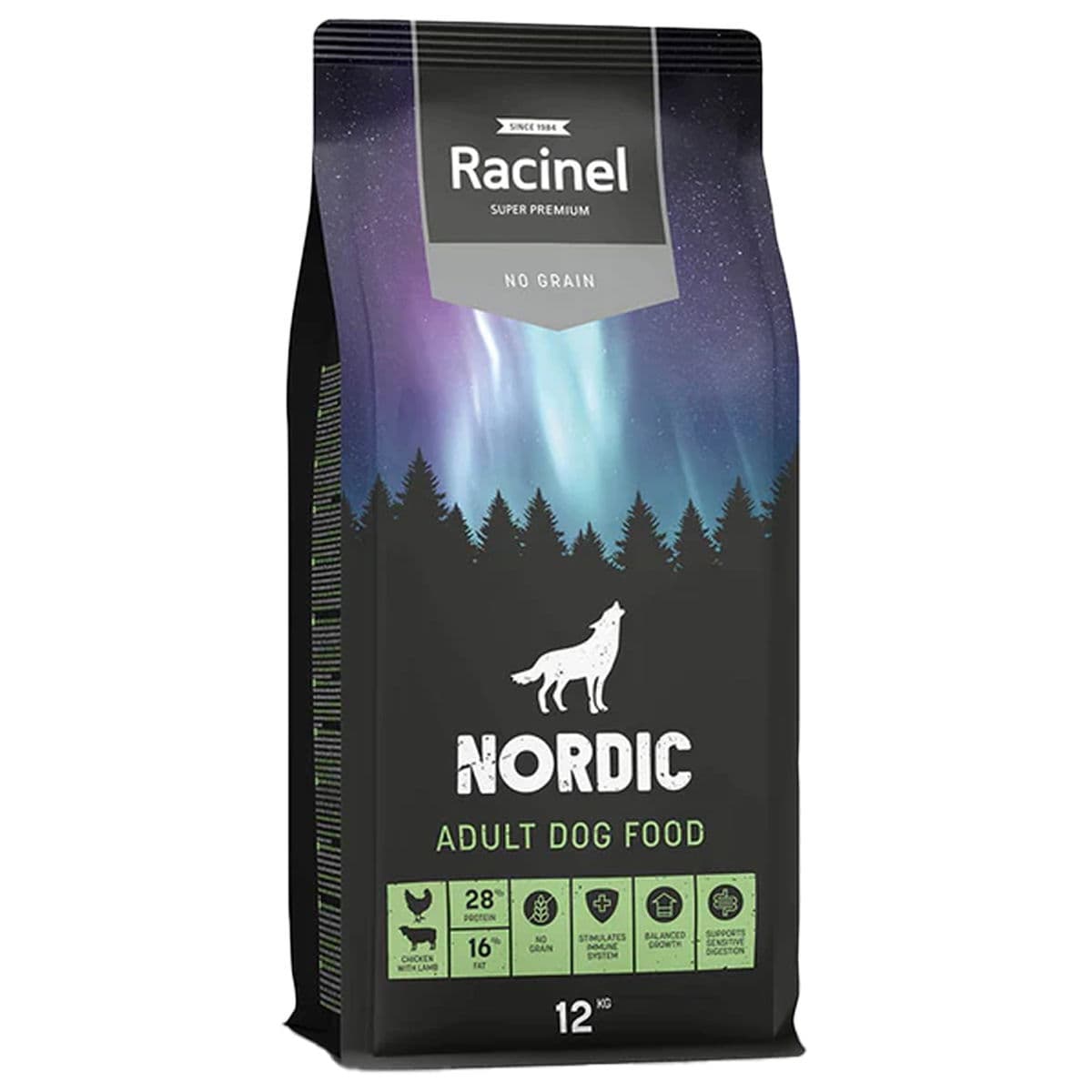 Racinel Nordic Adult Chicken & Lamb 12 kg – Racinel