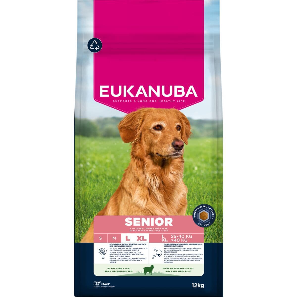 Eukanuba Senior Large Breed Lamb & Rice – Eukanuba