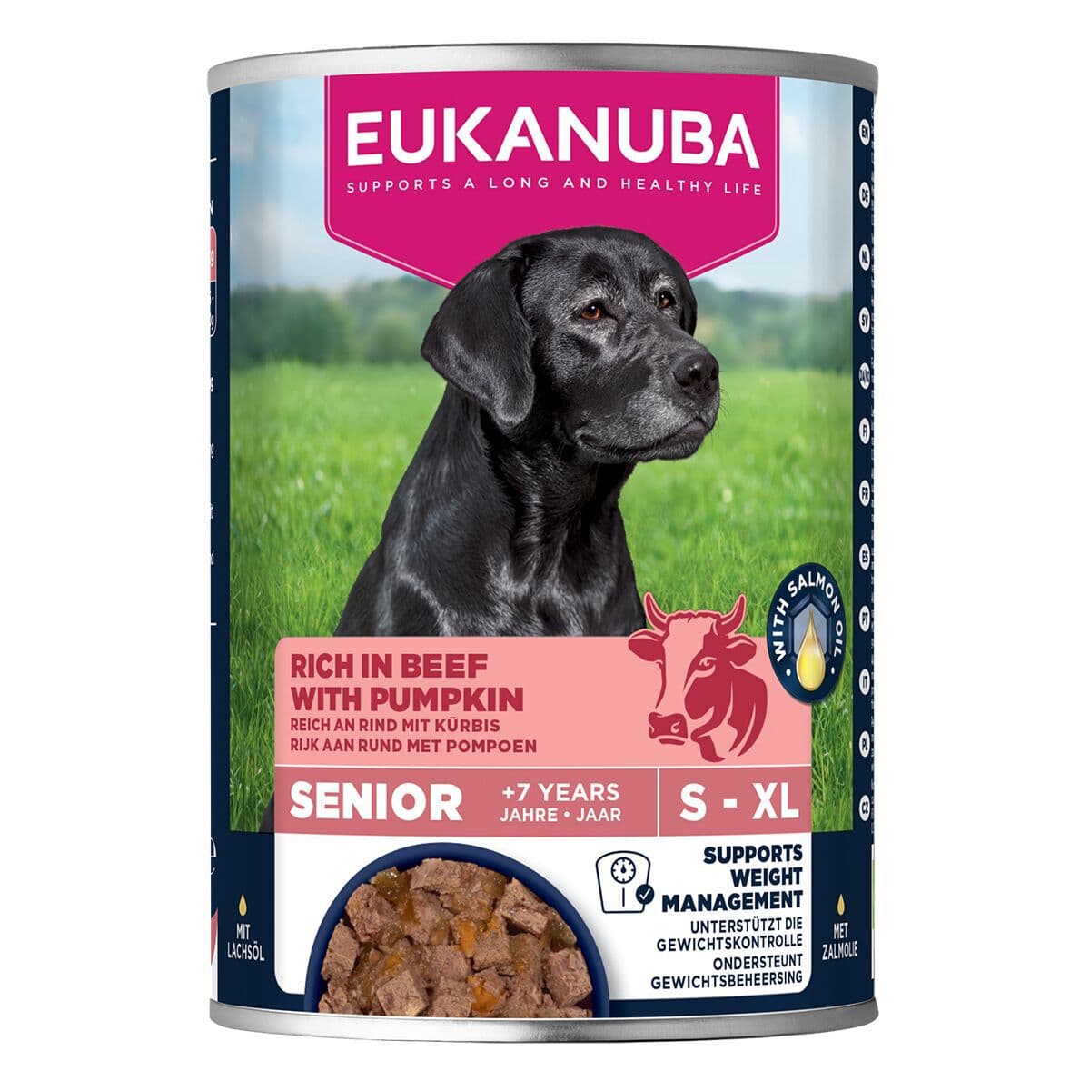 Eukanuba Dog Wet Senior Nauta & Kurpitsa 400 g – Eukanuba
