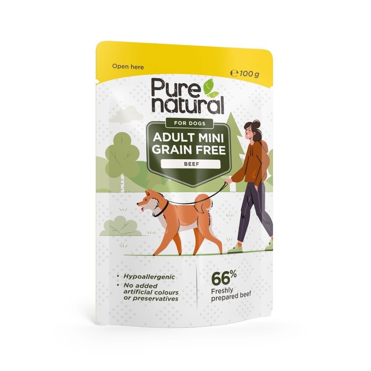 Purenatural Adult Mini viljaton nauta 100 g – Purenatural