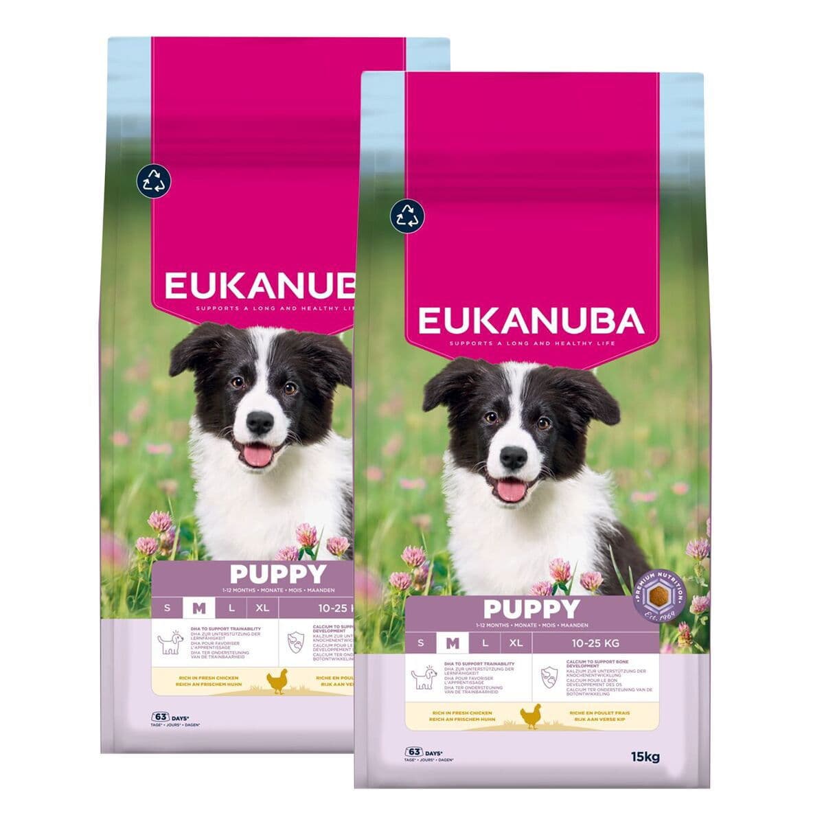 Eukanuba Dog Puppy Medium 2 x 15kg – Eukanuba