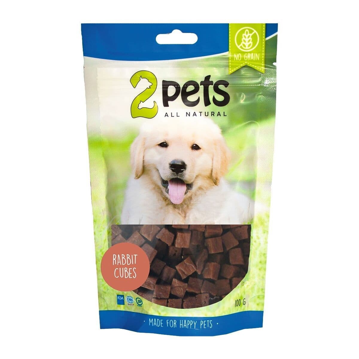 2pets Kaninlihakuutiot 100 g – 2Pets