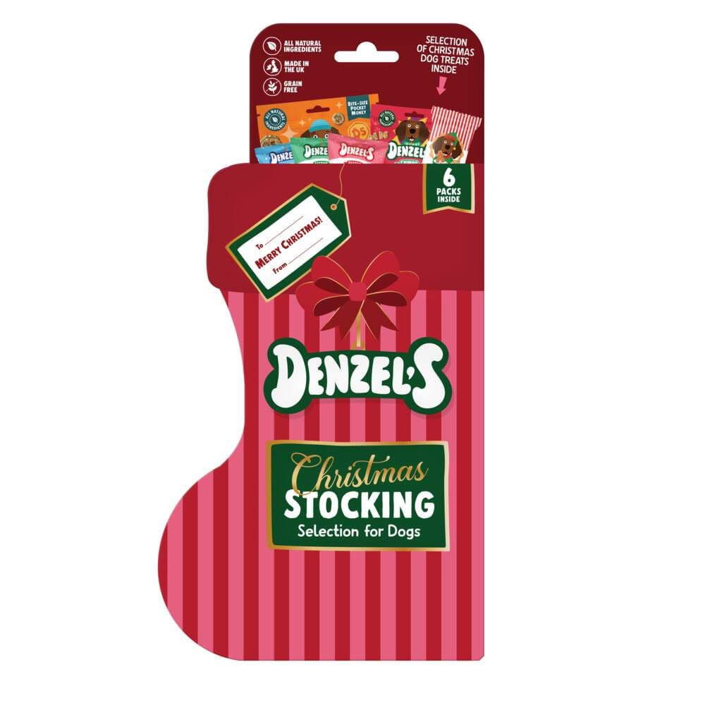 Denzel's Christmas Stocking -herkkulahjapakkaus koiralle 245g – Denzel's