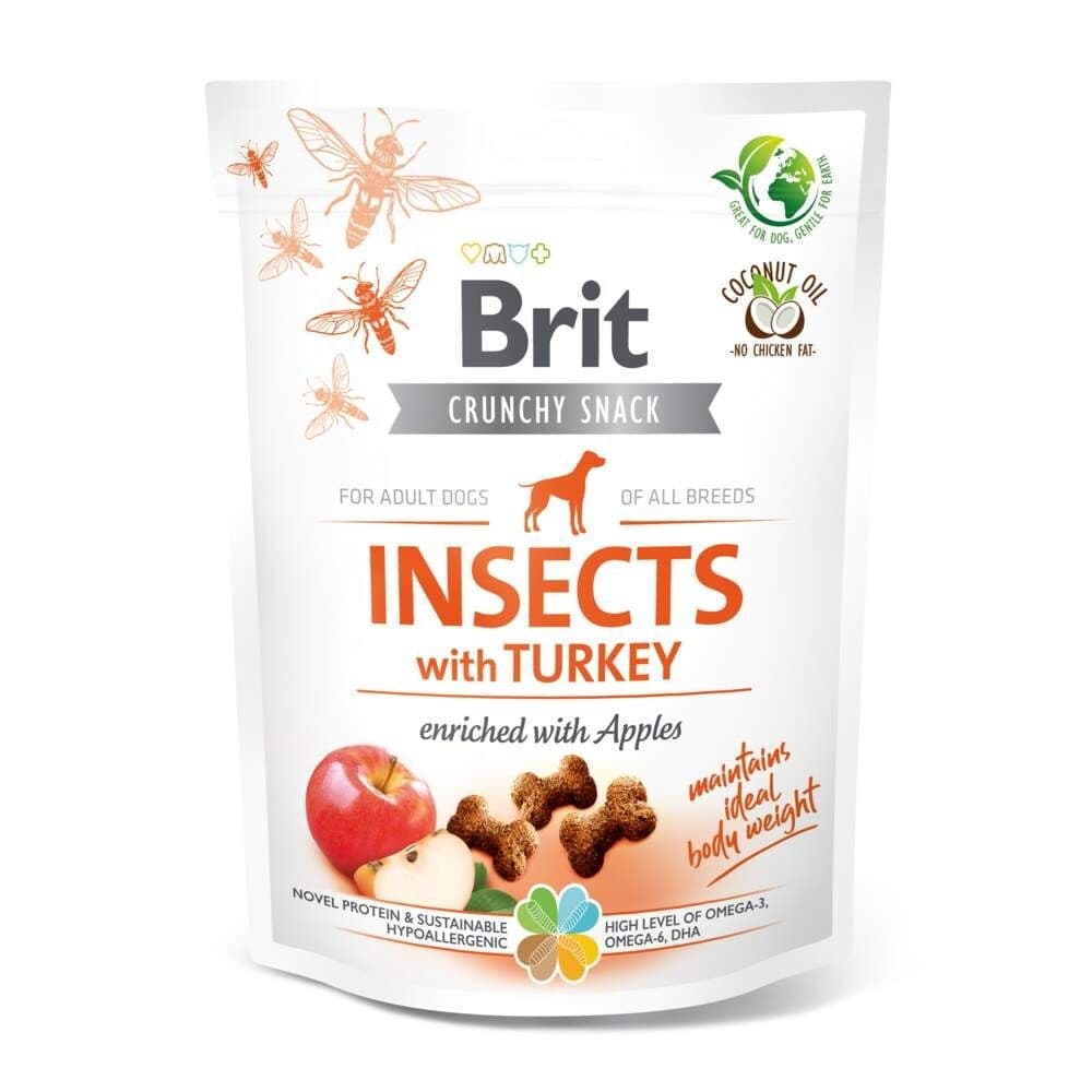 Brit Care Cracker Insects kalkkuna-omena 200g – Brit Care